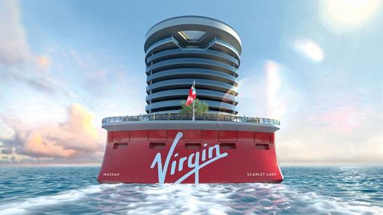 Virgin Voyages Scarlet Lady.