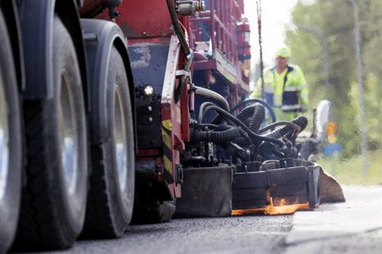 NCC:s Repavingmetod - återvinna asfalt direkt på vägen