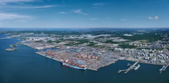Containertrafiken till och från Göteborgs hamn klarade sig över förväntan under 2020.