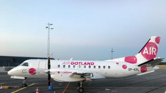 AirGotland flyger snart 8 fler turer i veckan mellan Visby och Bromma med sin SAAB 340.