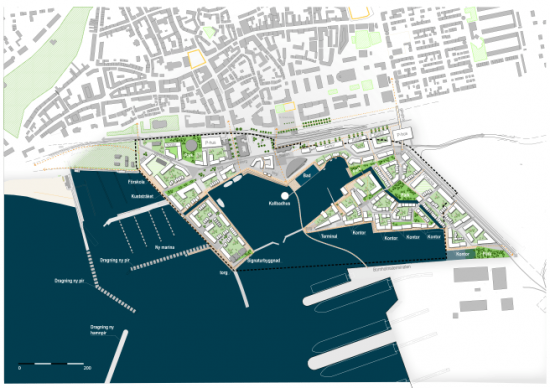 Sweco tar fram plan för Ystads hamn.