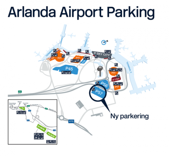 Stockholm Arlanda Airports nya terminalnära parkering.