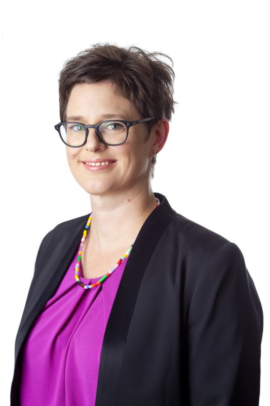 Karolina Boholm, transportdirektör på Skogsindustrierna.