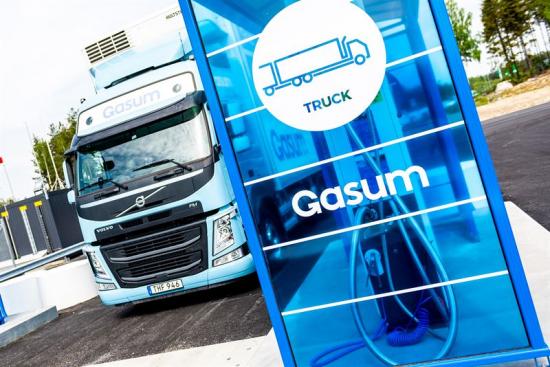 Gasum har öppnat sin andra tankstation med flytande gas för tunga fordon.