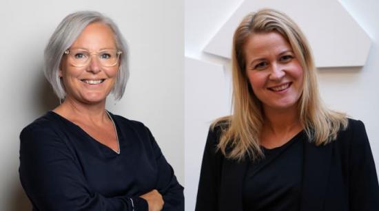 Anna Yman, ny International Business Manager för Sweco Sverige, och Martina Söderström, ny vd för Swecos vatten och miljöverksamhet i Sverige.