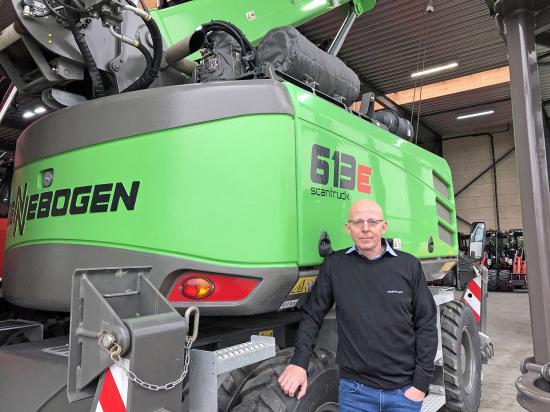 Lars-Michael Jensen – försäljningschef för SENNEBOGEN-kranarna i både Sverige och Danmark, inklusive Grönland och Färöarna.