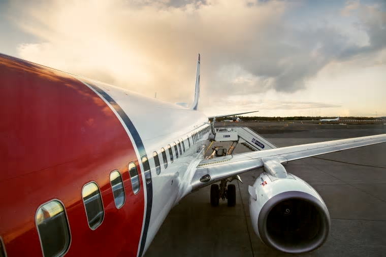 Norwegian Boeing 737-800.