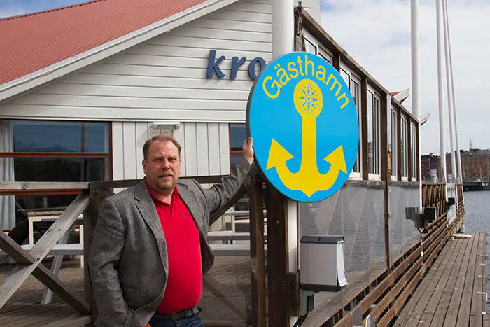 Patrik Kristiansson, PnP Rederi AB, tar denna vecka över driften av Härnösands tre gästhamnar i centrum.