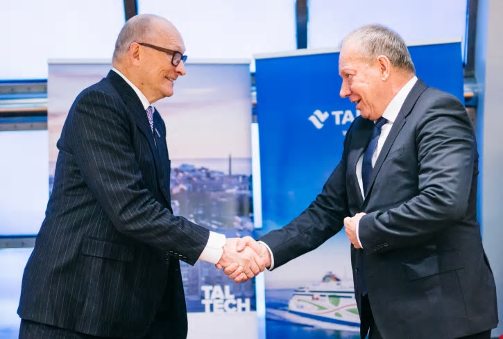 Avtalet skrevs under på Tallink Grupps fartyg Silja Europa.
