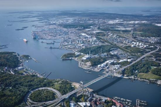 Många av de gröna innovationer som lyfts i OECD:s rapport härstammar från många av de aktörer som utgör Göteborgs hamns hamnkluster.
