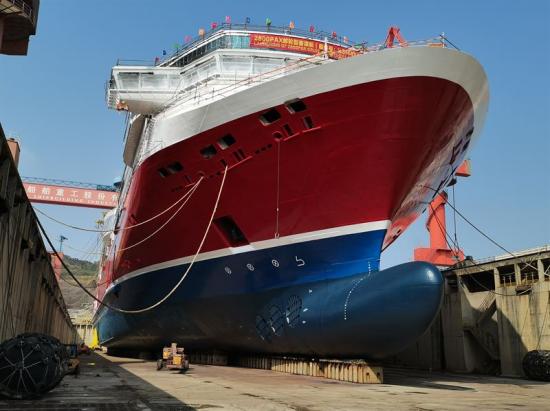 Viking Lines nya fartyg Viking Glory sjösätts den 26 januari på XSI:s varv i Xiamen.