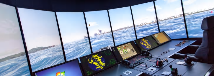 Vid fyra tillfällen under hösten och vintern kommer Sjöfartsverkets och Chalmers fartygssimulatorer i Göteborg kopplas samman med simulatorer i sex andra länder för att testa framtidens digitala fartygstjänster.