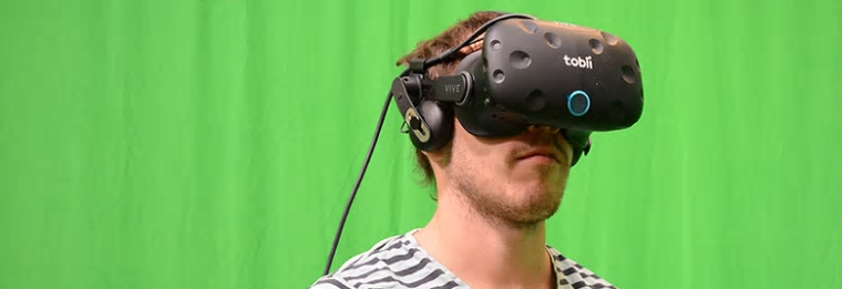 VTI:s nya fotgängarsimulator använder VR-teknik.