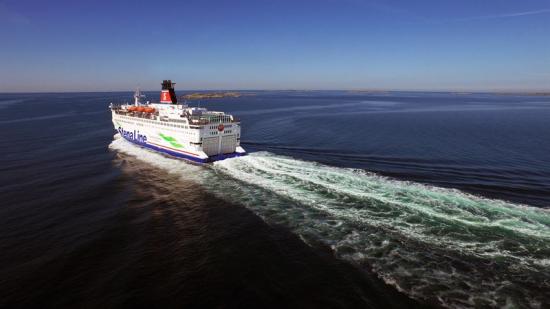 Stena Danica på väg mot Frederikshavn.