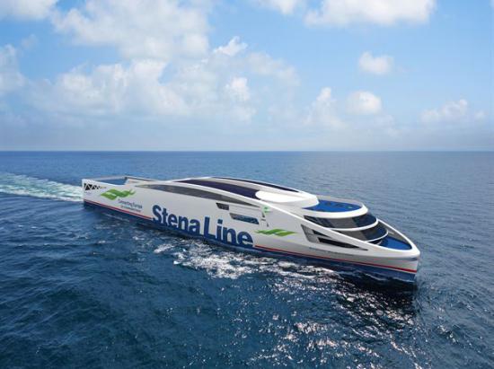 Stena Elektra är Stena Lines samlingsnamn och vision för framtiden. Målet är att senast 2030 lansera en helt batteridriven färja som kan klara en resa på cirka 50 nautiska mil, motsvarande Göteborg-Frederikshavn (bilden är en illustration).