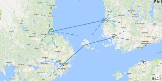 Förbättrad säkerhet för färjetrafiken mellan Stockholm och &Aring;bo samt effektivare godsflöde på transportleden Gävle-Rauma står i fokus för projektet EfficientFlow.
