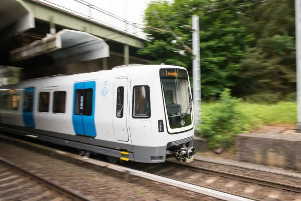 SLs nya tunnelbanetåg.
