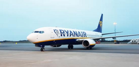 Ryanair plan på Göteborg Landvetter Airport.