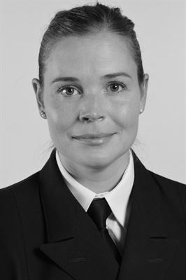 Sabrina Jikander, andre styrman Birka Cruises.