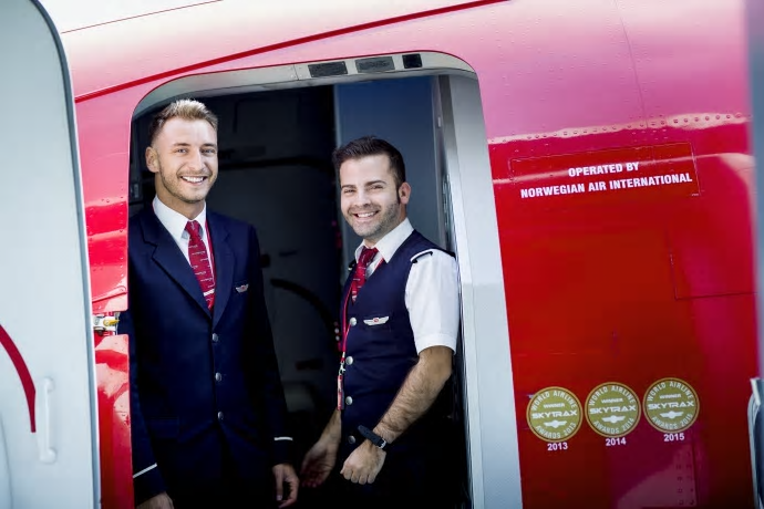 Norwegian cabin crew. Foto: Bo Mathisen