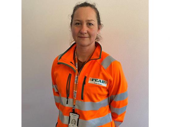 Anncatrin Elversson, TA-chef (Trafikanordningschef) på Peab.