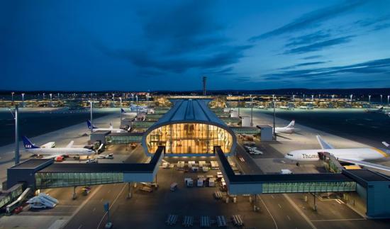 Oslo lufthavn Gardermoen.