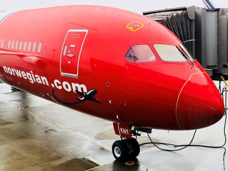 Norwegians nyaste 787-9 Dreamliner, G-CKNY.