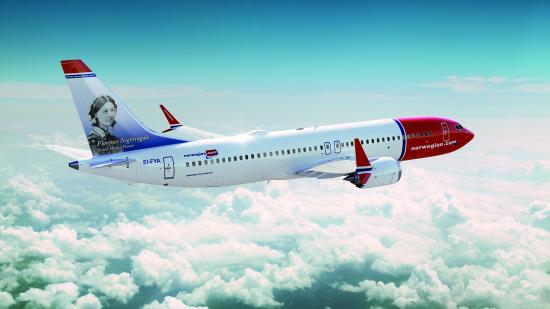 Norwegian 737 MAX 8.