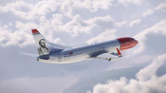 Norwegian 737-800.