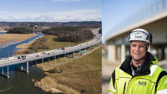 Johan Eliasson, NRS vid Nordreälvbron Kungälv.