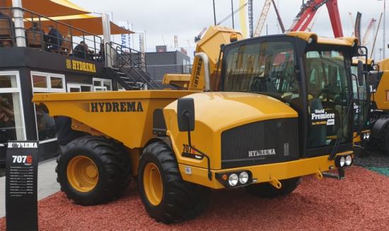 Hydrema kommer att visa upp sin nya smådumper 707G på Ring Knutstorp.