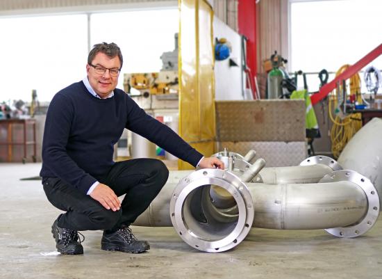 Fredrik Jonsson, ny VD för Nordiska VA-Teknik AB.