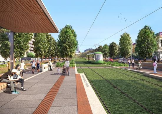 En omfattande satsning på kollektivtrafik spelar en avgörande roll för att göra Uppsala klimatpositivt till 2050.