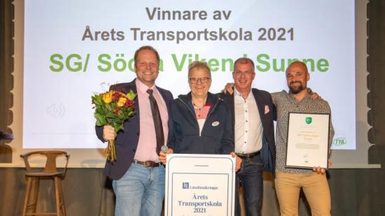 Glada representanter från SG Södra Viken. Från vänster: Kennet Berg Gunnar Berggren Johan Brandenfeldt Pontus Jonsson.