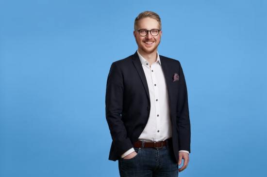 Mathias Lindell, bolagschef på Hogia Terminal Systems.