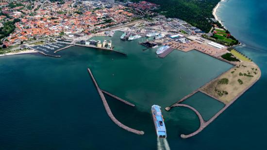 Ystad Hamn är en av Sveriges största hamnar.