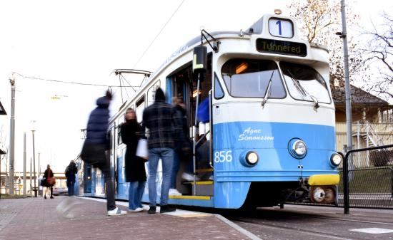 Spårvagnsmodell M29 har trafikerat Göteborgs gator sedan 1969.