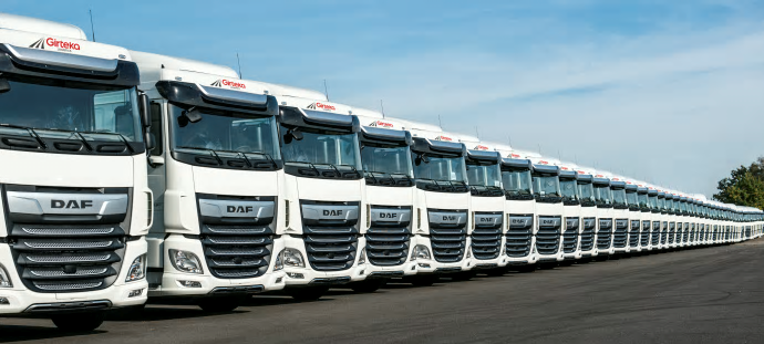 Ytterligare 1500 DAF XF till Girteka Logistics.