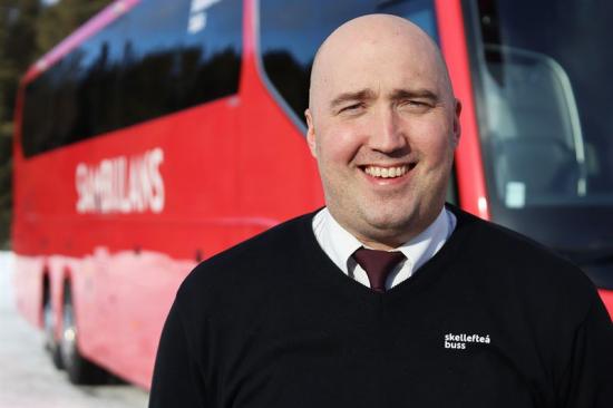 Kristoffer Hedenström, trafikchef Skellefteå buss.