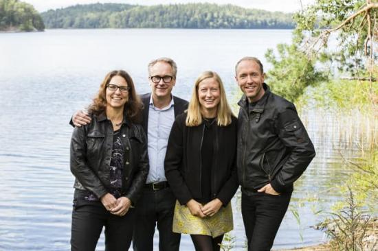 Anna Linusson, Svenskt Vattens VD, Krister Schultz, Stockholm Vatten och Avfalls VD, miljöborgarråd Katarina Luhr samt världsfotografen Mattias Klum.