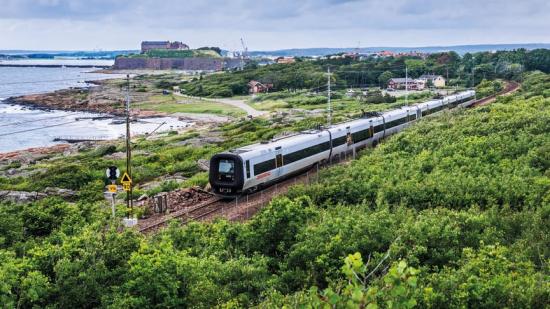 Tågtrafiken påverkas i Varberg.