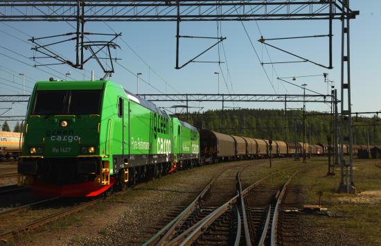 Green Cargo kommer att använda Re-lok till LKAB:s insatståg. På bilden drar de ståltåget 9107.